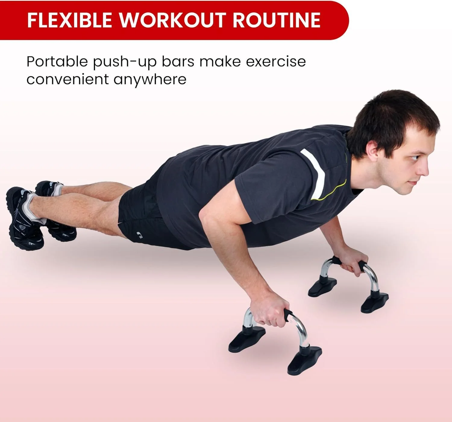 ENDLESS Liegestützgriffe EL1042 Push-Up Ständer mit Schaumstoffgriff